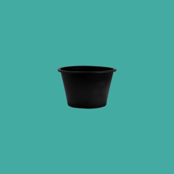 Souffle Cup 4 Oz Black Biodegradable