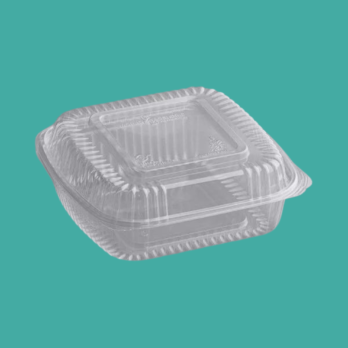 Clamshell de PLA Compostable Transparente