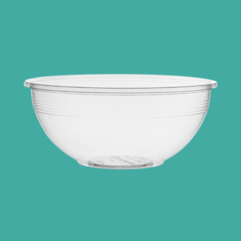 Bowl de PLA Compostable Transparente