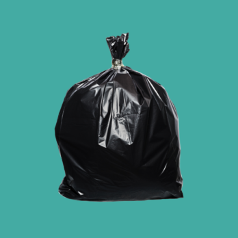 Bolsa de PBAT Compostable Negra